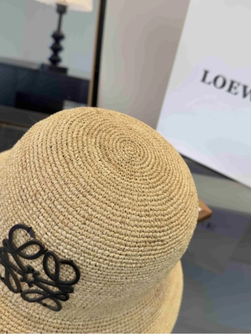 🌟Loewe Women's Straw Bucket Hat - Picture 4 of 5